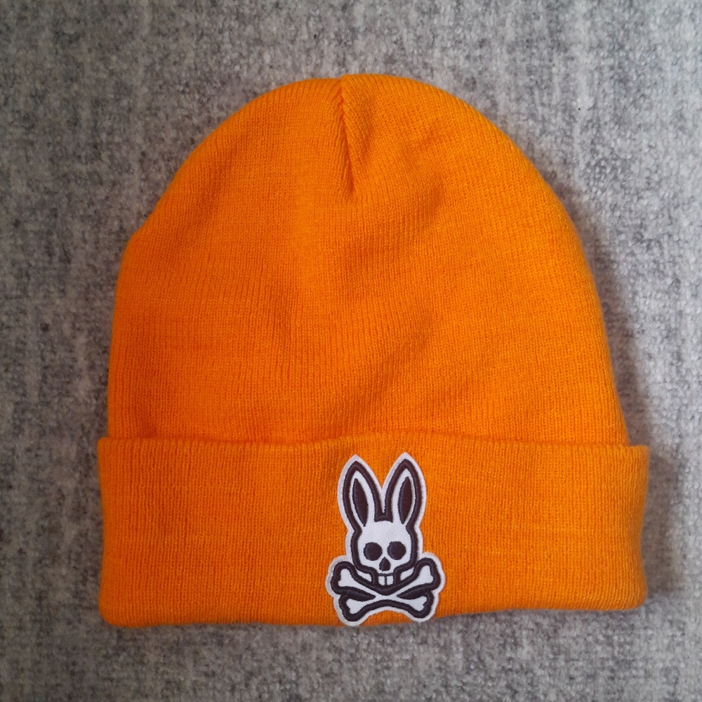 Psycho Bunny Orange Beanie